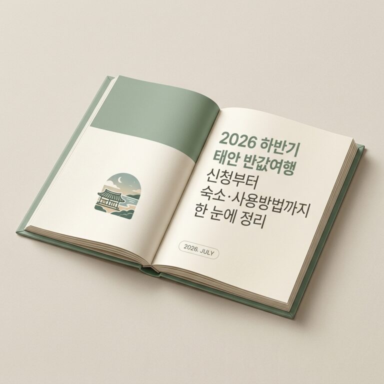 ai thumbnail minimal 2026 하반기 태안 반값여행 신청부터 숙소·사용방법까지 한눈에 정리 1787809483