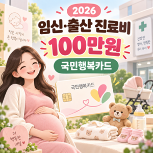 2026 임신·출산 진료비 지원, 국민행복카드 100만원 신청방법 3 Codex 임신출산