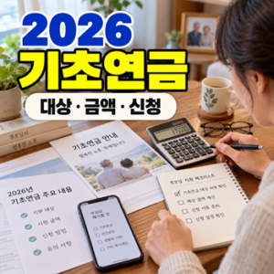 2026 기초연금 대상·금액 총정리, 소득인정액부터 신청 방법까지 6 2026 기초연금